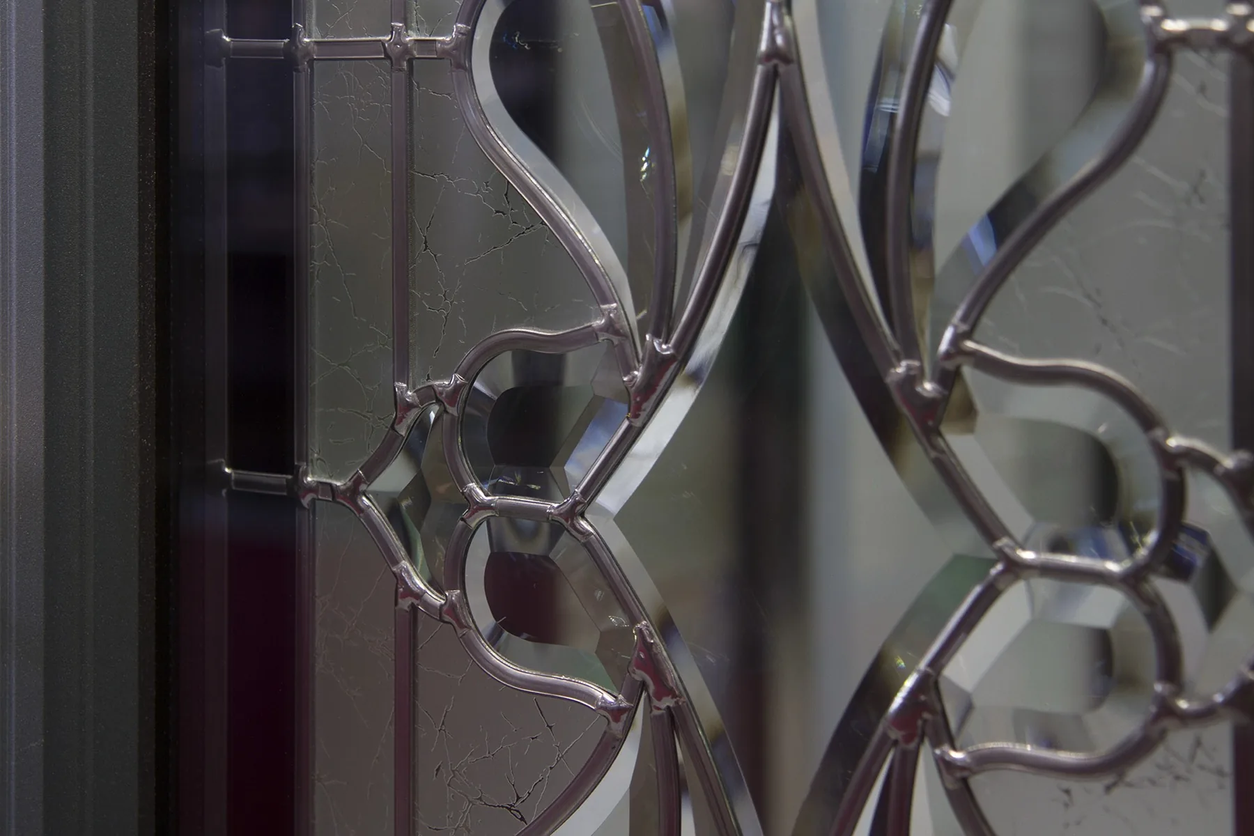 Deurpaneel met glasstroken