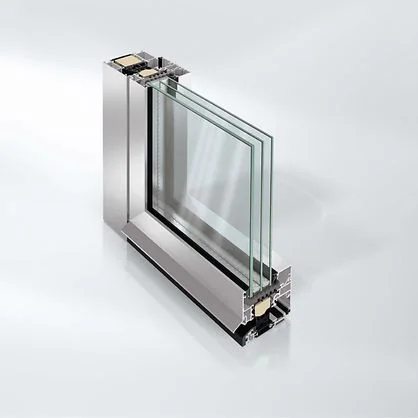 Doorsnede van Schüco AWS 75 PD
